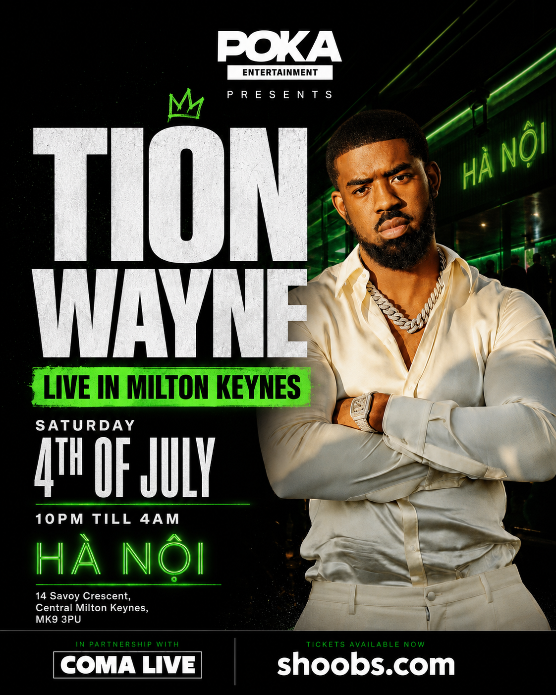 Tion Wayne Live in Milton Keynes at Hà Nội